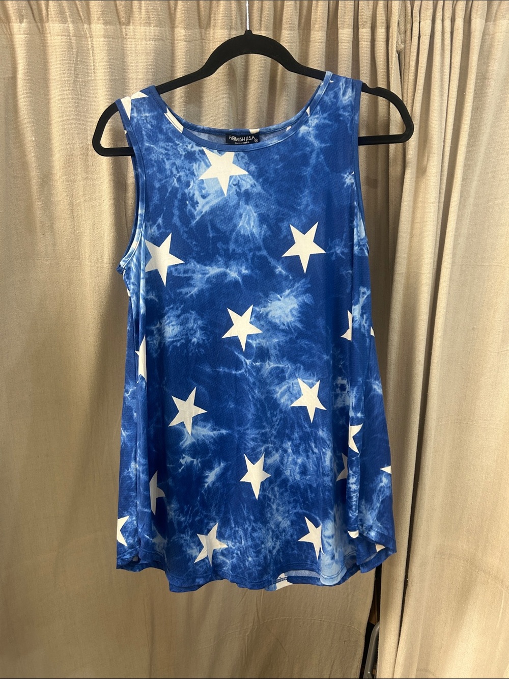 Heimish Blue Star-Print Tank Top